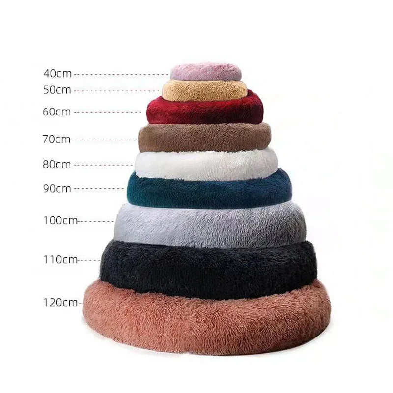 Pet Products Runpin C002 Donut Pet Bed Washable Round Nesting Pads for Dogs Cats
