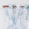 Custom Pattern Floral Sheer Curtains & Drapes Offset Printing Living Room Decor for Home Window