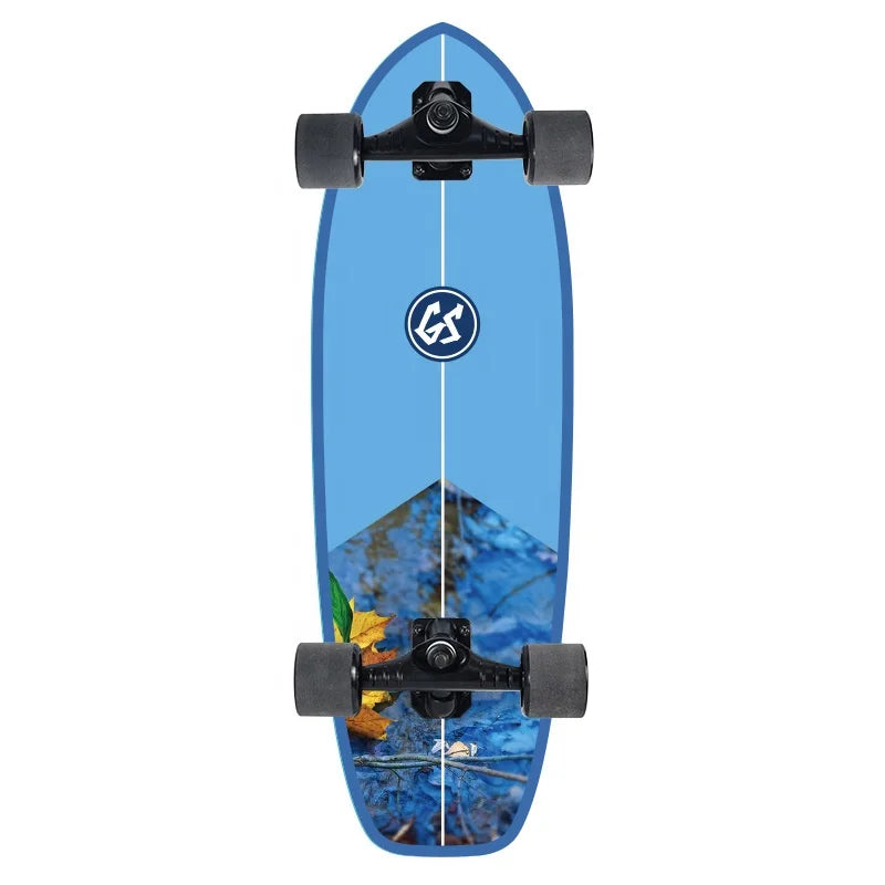 Wholesale Land Surfboards Training Simulation Sliding High Speed Silent Bearing CX4 Surfing Skateboard