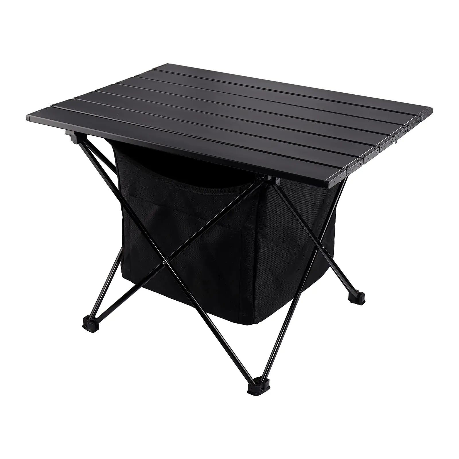 Portable Camping Table with Carrying Bag Outdoor Lightweight Folding Tables Foldable Storage Aluminium Portable Roll up Tables