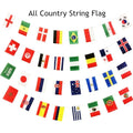 Rectangle 10*15cm Custom Mini Eritrea Flag Bunting Long Fabric Multi Color Small Flags Set of 20 European Countries
