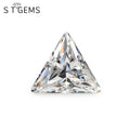 Loose Gemstones White Triangle Shape Synthetic Cubic Zirconia for Jewelry