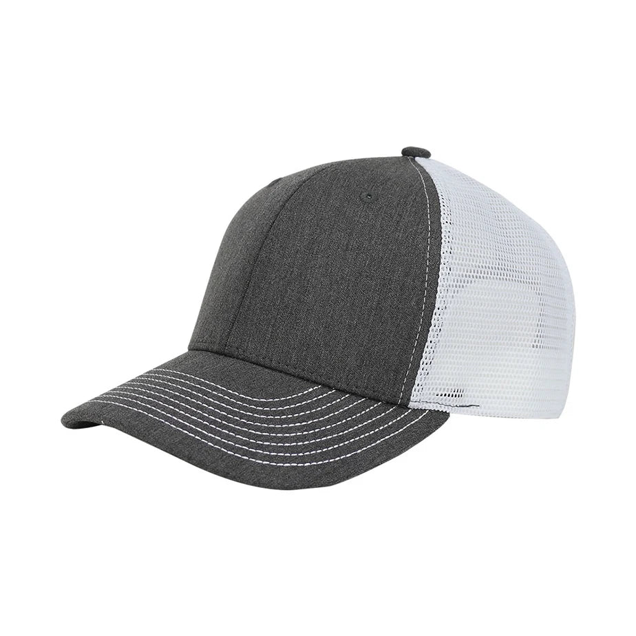 OEM ODM Custom Logo Snapback 6 Panels Baseball Hats Colors Two Tone Trucker Hats for Men Women Summer Daily Use Running Wear