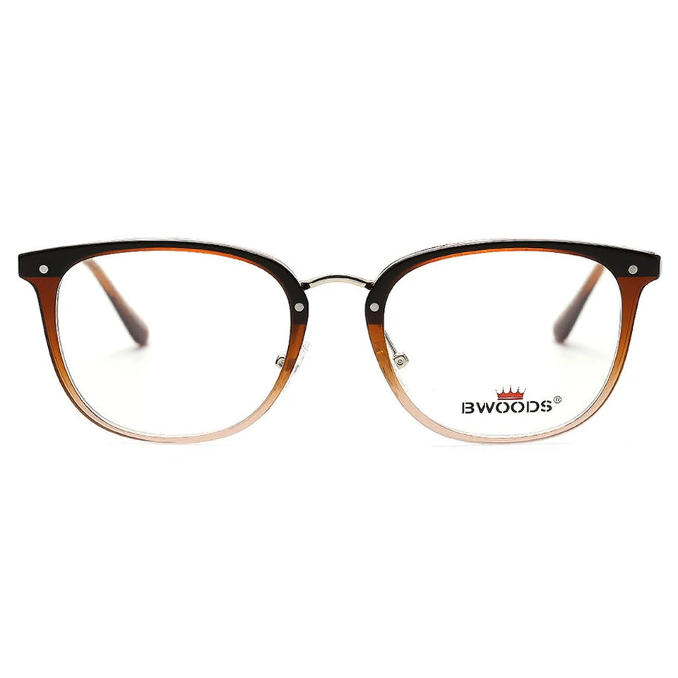 BW1014 Hot Sale Eyeglasses Frames Men Women Anti Blue Metal Legs With Acetate Spectacle Frames Optical Eyewear Glasses