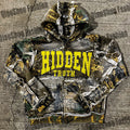 2025 New Design Camouflage Embroidery Applique Patch Letter Sweatshirt Hoodie Acid Wash Rhinestone Zip up Hoodie
