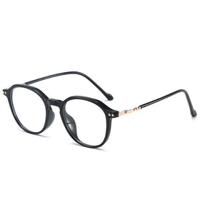 2024 Transparent Glasses Round Glasses Women TR90 Optical Eye Frame for Men Prescription Ultralight Frame