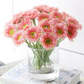 Factory Direct Interior Decoration Sales Silk Artificial Flower Heads 20cm Daisy