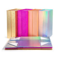 Custom Luxury Magnetic Foldable Cardboard Clothing Packaging Holographic Paper Gift Box Packaging with logo