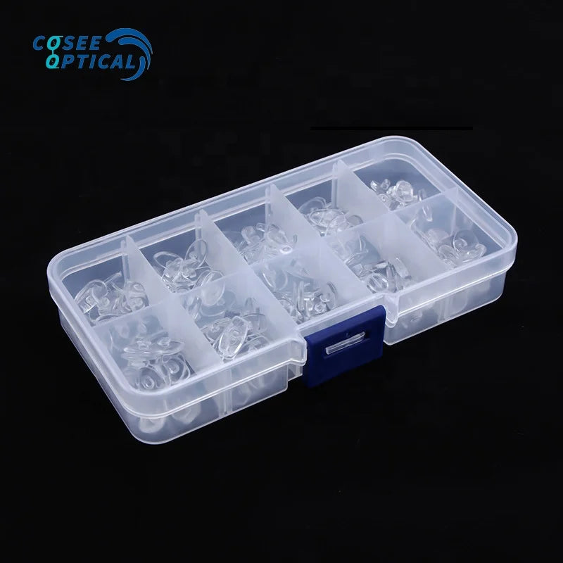 Soft Silicone Glasses Nose Pads Set for Optical Eyewear Anti-slip Air Chamber Nose Pad Set Eyeglass Repair Kit MegaBDM