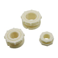 ABS Plastic IBC Water Tank Connector 1/2" 3/4" 1" 1.2" 1.5" 2" Thread Fish Tank Aquarium Bulkhead Pipe Fitting Adapter