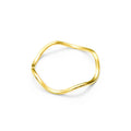 Korean Tide Ins Wind Small Circle Fold Ring Design Emotional Partner Titanium Steel Ring Tail Ring Hand Ornaments