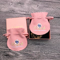Microfiber Leather Vegan Suede Jewelry Storage Pouch Bag with Drawstring