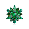Jachon New Fashion Temperament Crystal Glass Clothing Brooch