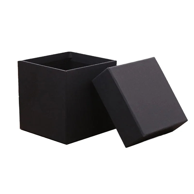Premium Black Mailer Box Heavy-Duty Gift Packaging Box Rigid Cardboard Hard Paper Box with Custom Logo Printing