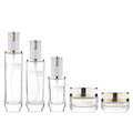 Lady Cosmetics Packaging 20g 40g Glass Bottle Acrylic Luxury Empty Lotion Bottle and Cream Jar/Container
