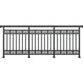 Modern Nice Aluminium Metal Balcony Railing Designs