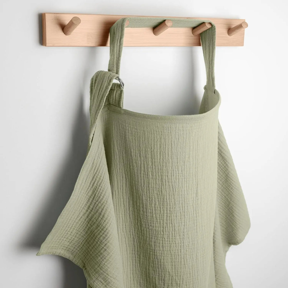 Customizable Breathable Eco-Friendly Muslin Cotton Nursing Cover with Adjustable Neck Strap Feeding Poncho for Women