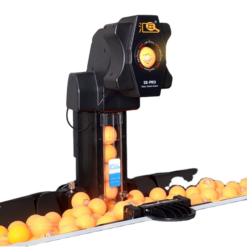 Huipang S8-PRO Robot for Table Tennis Serving Robot Machine Full-automatic Programmable Table Tennis Trainer Ping Pong Robot