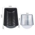 Aluminum Alloy Half Cylind Cake Mold Wheel Cake Molds Anode DIY Baking Tins Mold