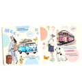 20 Stickers Per Pack Chasing the Ordinary Series Character Cutout Handbook Sticker Book