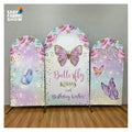 Hot Selling Customized All Color Cartoon Kids Birthday Party Arch Backdrop Stand with logo