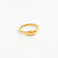 High End 18K PVD Gold Plated Stainless Steel Band Rings Minimalist Fashion Rings for Women