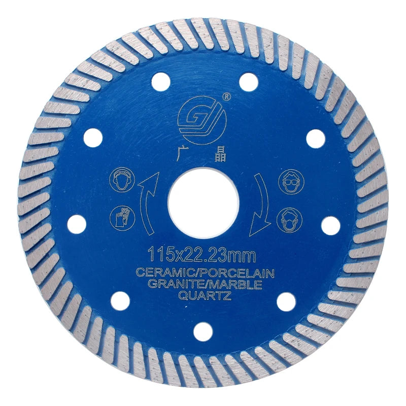 GJ Guangzhou Factory Direct Sale 4.5 Inch 115mm Diamond Saw Blade for Granite Marble Sandstone Ceramic Fast Cutting