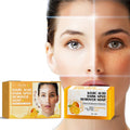 All Natural Solid Whitening Kojic Acid Turmeric Face Soap Balm Shea Butter Collagen for All Skin Types Tone Brightening Glowing