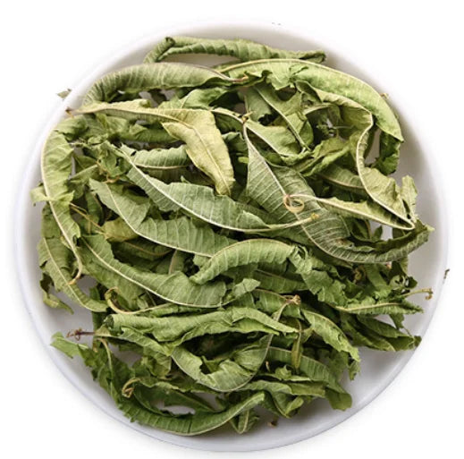 Ning Meng Ma Bian Cao Dried New Aloysia Leaf Green Whole Aloysia Citrodora Leaves for Tea