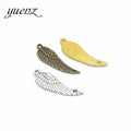 YuenZ 3 Color Antique Bronze Wing Charm Fit for Bracelets Necklace Pendant DIY Metal Jewelry 30*10mm D408