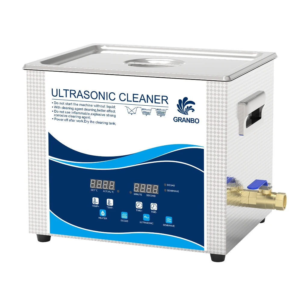 10L 120W/240W Variable Wave Cleaner Digital Ultrasonic Cleaner Machine for Household Commercial and Industrial