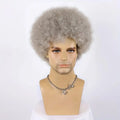 Wholesale Price Afro Kinky Curly Wig Short Black Natural Synthetic Wigs for Black Men Women Afro Bob Wigs