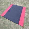 2*2.1 Meter Outdoor Camping Hiking Traveling Colorful Pocket Picnic Mat Lightweight Waterproof Sand-free Big Blanket Beach Rug