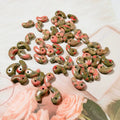 HZ Wholesales Natural Amethyst Lucky Amulet Jade Healing Stones Yinyang Unakite Jade Magatama Jewelry
