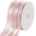 Factory Wholesale Eco-Friendly Customized 100% Polyester Satin Ribbons Single Face Side Pink Hair Clip Decorations Customizable