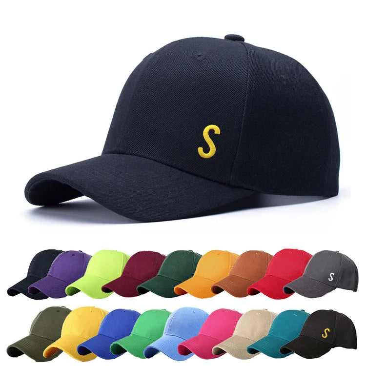 Wholesale 6 Panel Cotton Plain Custom Letter Embroidery Logo Casquette Baseball Caps Women Men Blank Embroidered Gorras Dad Hats