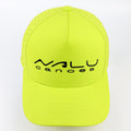 Custom 5 Panel Structured 100% Polyester Green Golf Dad HatSport Laser Cut GorrasWaterproof PVC Patch Logo Baseball Cap