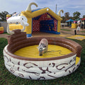 HUAYUE TOYS Large Inflatable Sports Games Bouncer Rodeo Bull Inflatable Mechanical Bull Ride for Sale