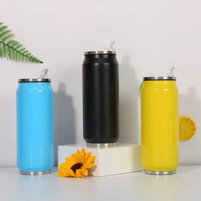 Wholesale Stainless Steel Personality Can Shaped 16oz Thermos Cup for Car