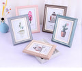 New Arrival Pink Plastic 5'' 6'' 7'' 8'' 10'' A4 Shadow Box Photo Frame With Glass Plastic Shadow Box Frames
