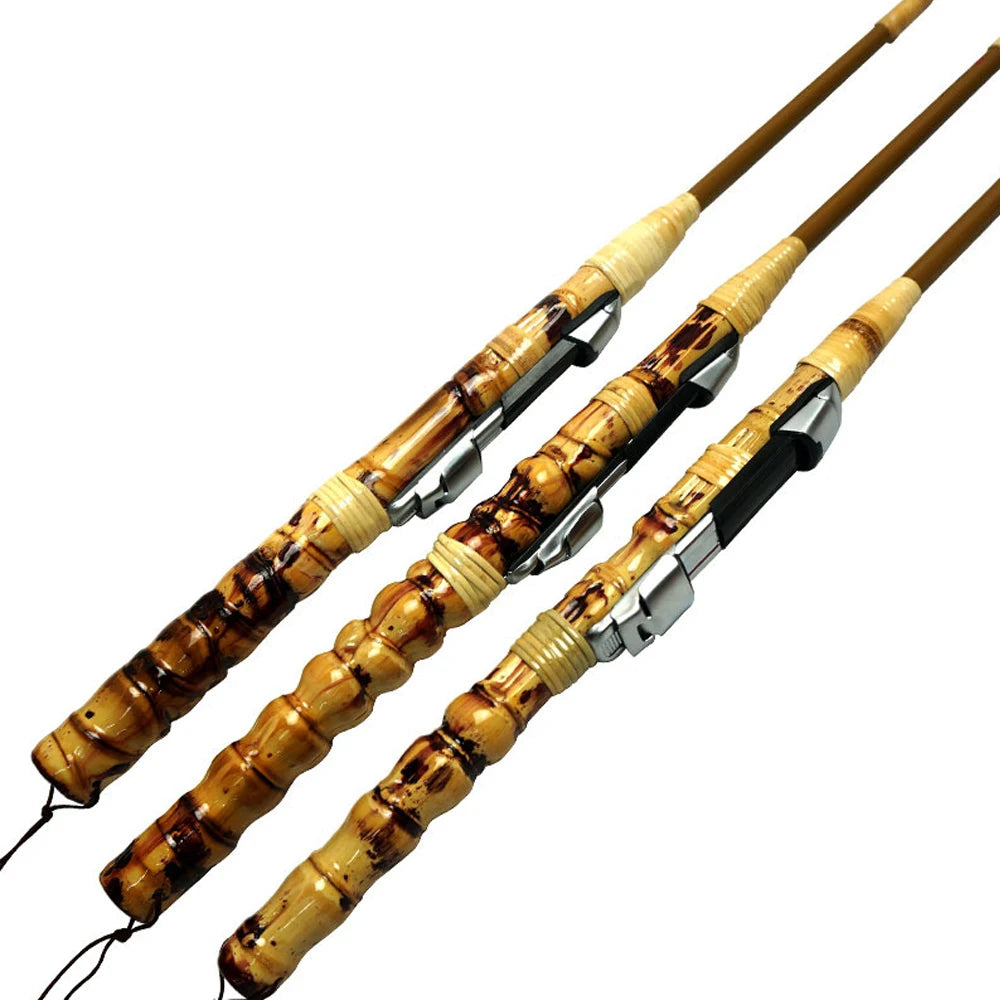 Fishing Rod 1.0/1.2/1.35/1.5/1.8m Bamboo Louhan Handmade Boat Rod Fishing Rod