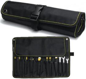 Canvas Storage Roll Tool Pouch Waxed Rolling Tool Hanging Bag Multi-purpose Organizer