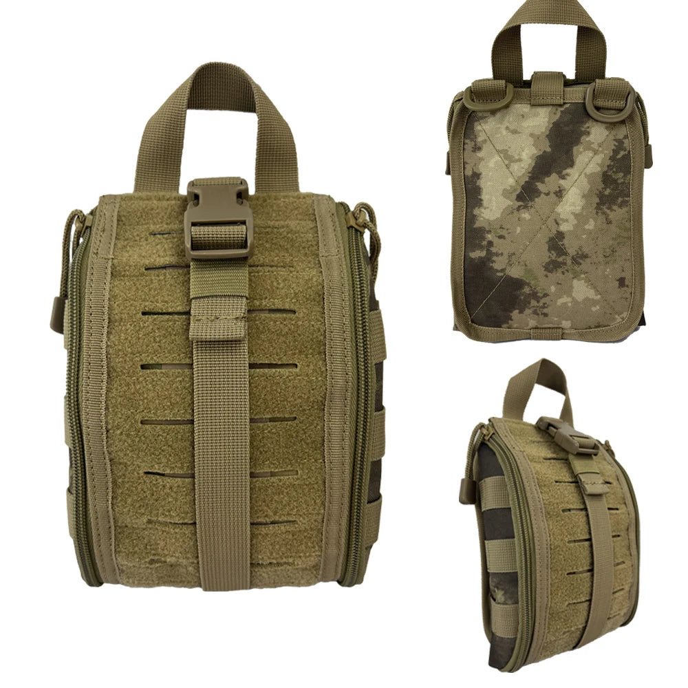 Camping Medical Molle Pouch for Outdoor Hiking Travel Medical Mini Empty First Aid Kit Bag Pouch for Work