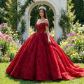 Elegant Wine Red Quinceanera Dresses Appliques Beaded Off Shoulder Sweet 16 Dress Ball Gowns Dy6810