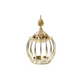 2-in-1 Bird Cage Shape Metal Incense Holder and Aromatherapy Diffuser for Essential Oil Lamp & Candle Light Burning