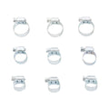 1/2" 5/8" 3/4" Iron Metal Pipe Hose Clamp Air Hose Water Pipe Fuel Tube Fastening Gear Clips MegaBDM