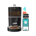 New Arrival Tuya WiFi Smart Pet Feeder Automatic Cat Feeder Remote Control Dog Dispenser with 6L Bucket