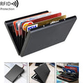 Spot multifunctional stainless steel bank credit card case bank card case metal case multi-color metal business card case