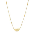 Boho Jewelry Sterling Silver Geometric Necklace Gold Vermeil Necklace Woman Jewellery Accessories