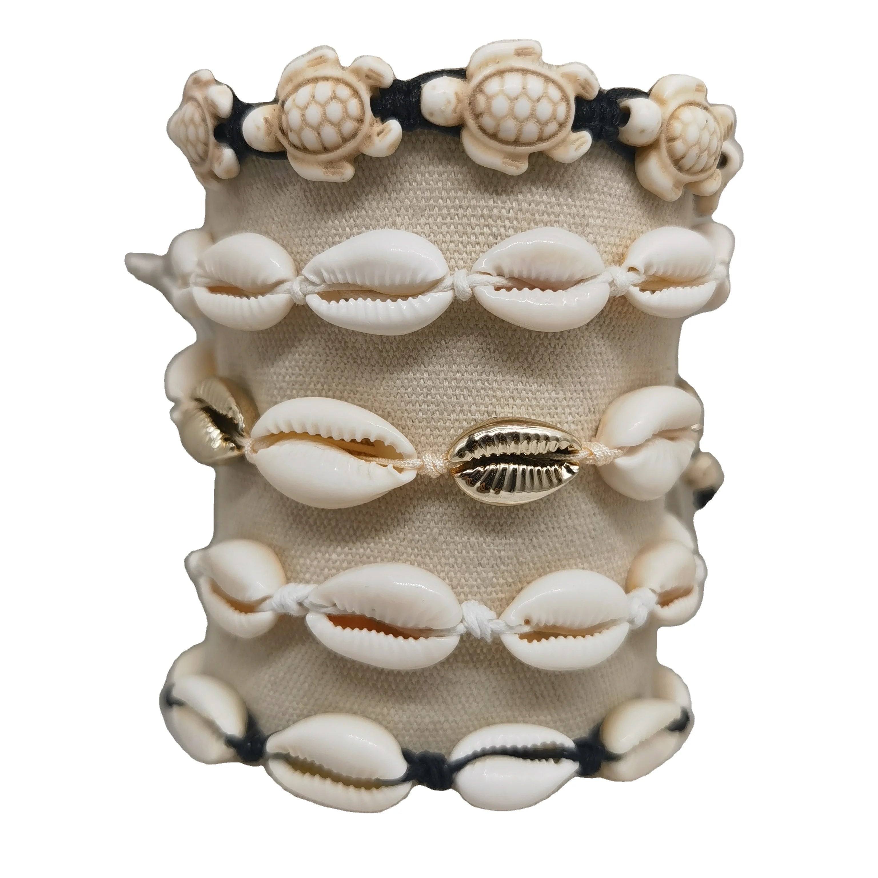 Hot Seashell-Woven Bohemian Bracelet Adjustable Beach Series Seashell-Simple Women's Bracelet